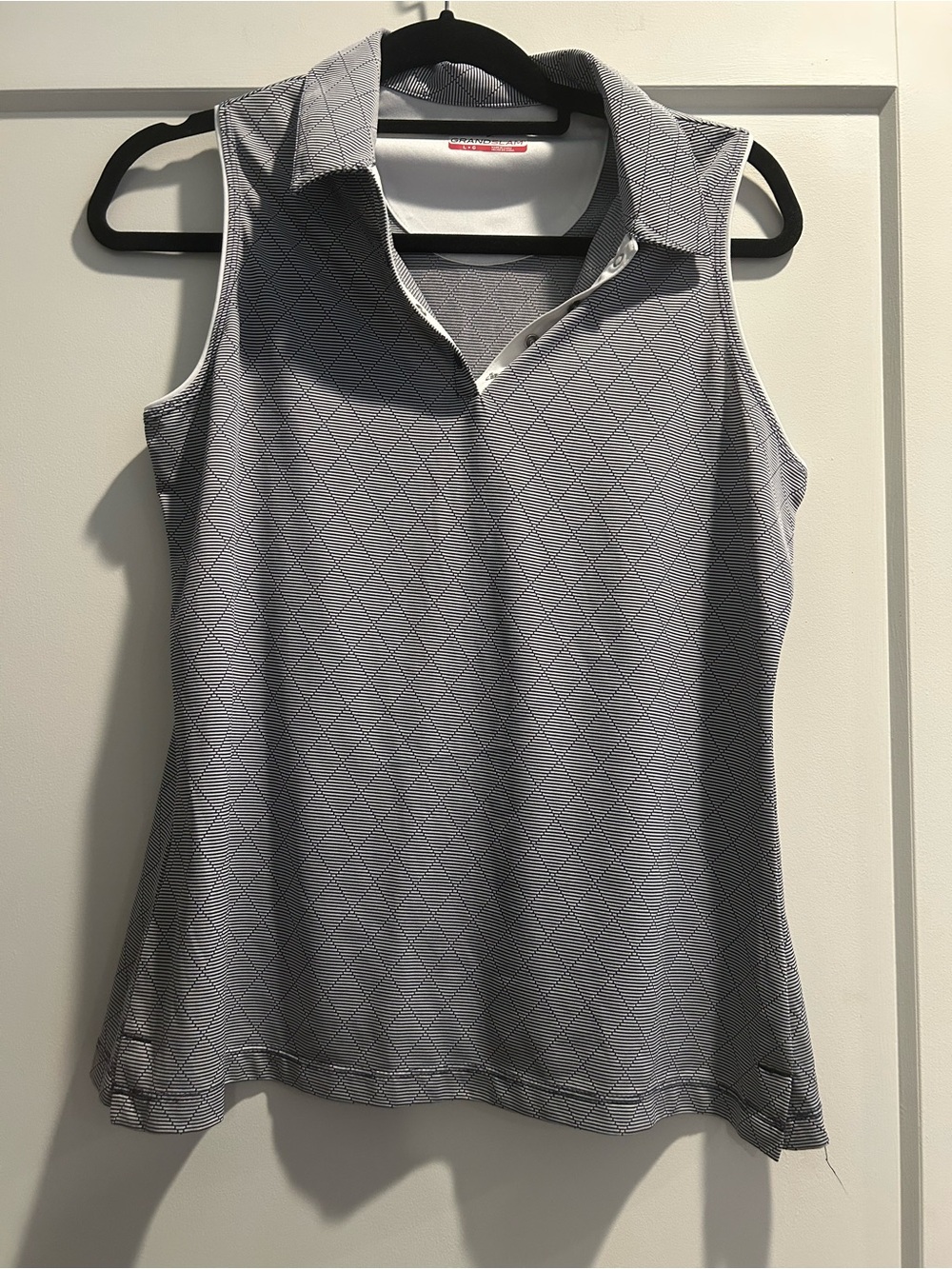 Grand Slam Sleeveless Collared Polo Tank